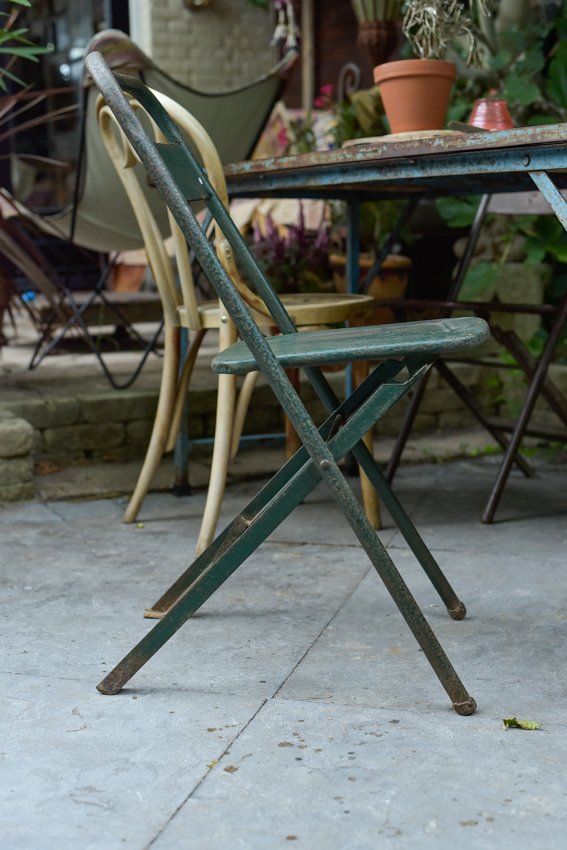 _DSC5656 Vintage stalen klapstoeltje