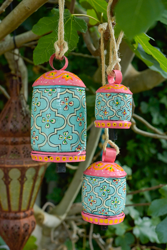 Handbeschilderde bellen 