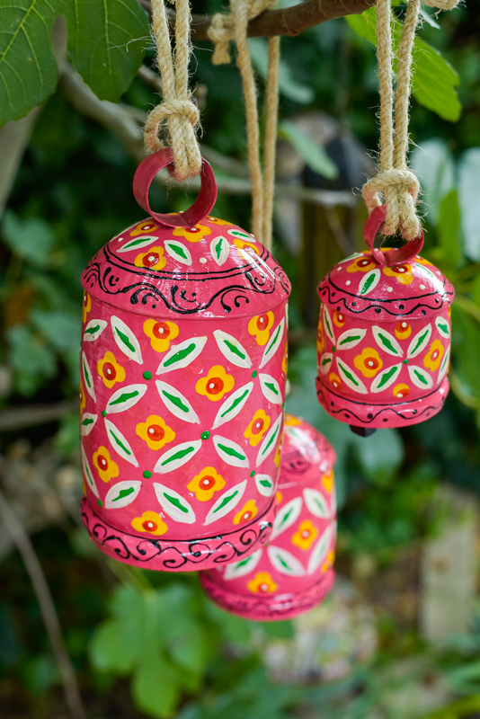 Handbeschilderde bellen 