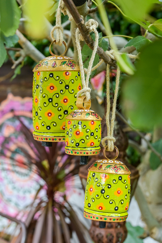 Handbeschilderde bellen 