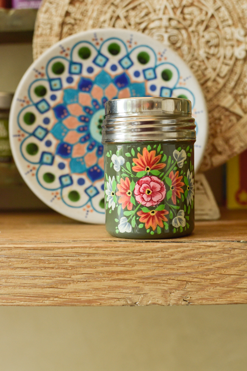 Beschilderde strooibusje