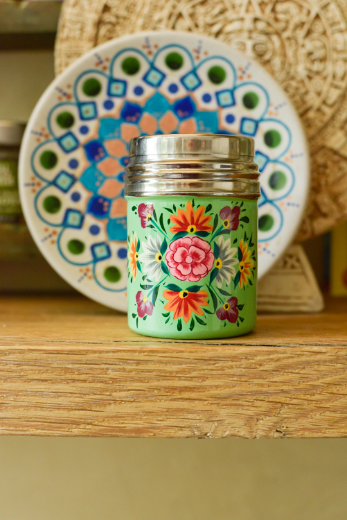 Beschilderde strooibusje