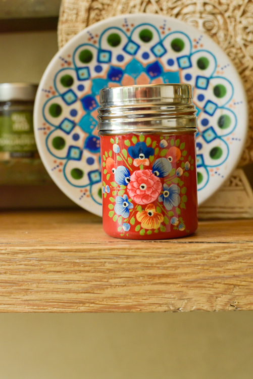 Beschilderde strooibusje