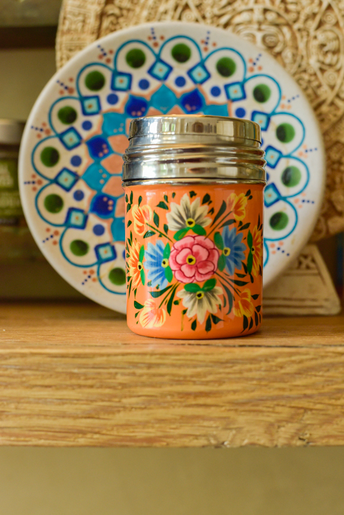 Beschilderde strooibusje