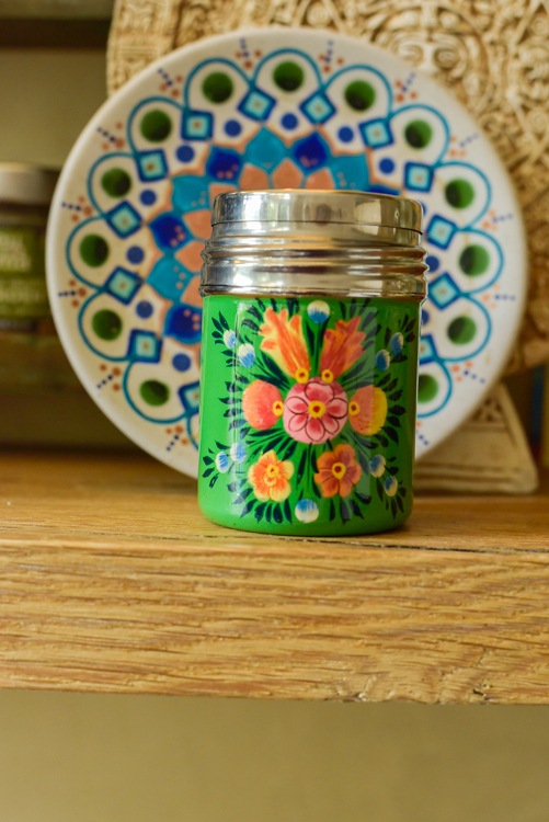 Beschilderde strooibusje