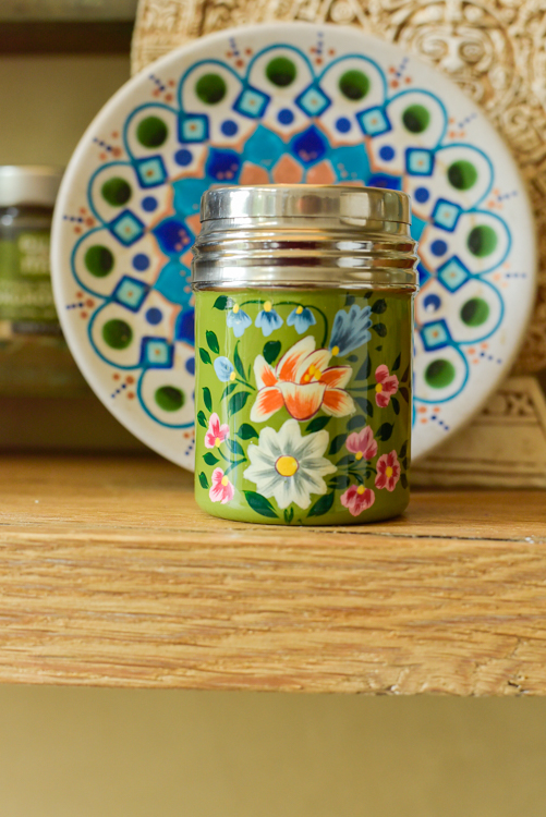 Beschilderde strooibusje