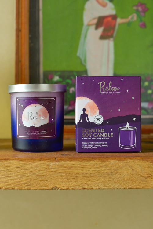 Song of India soja geurkaars Relax in glas