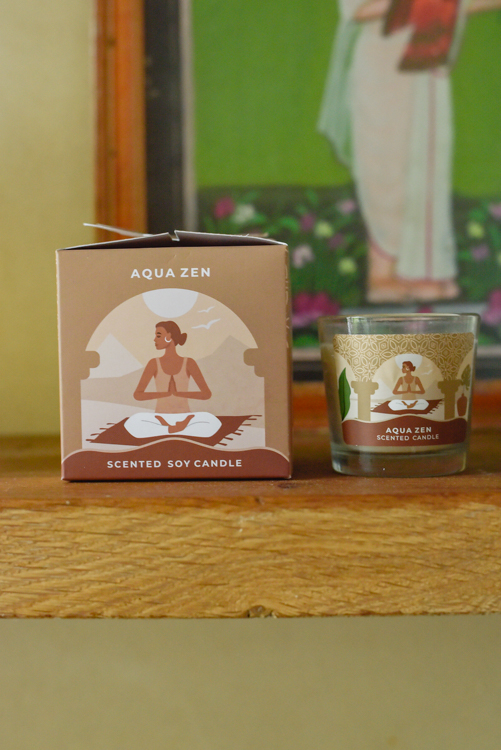 Moonshine Yoga soja geurkaars Aqua Zen