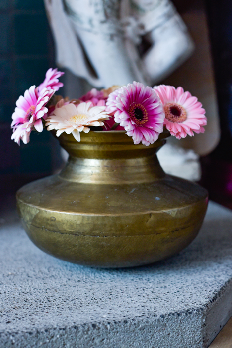Oude waterpot uit India