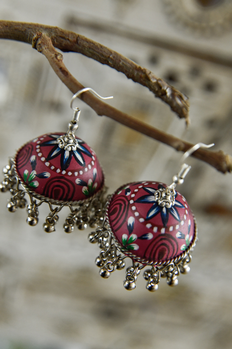 _DSC7611 handbeschilderde oorbellen