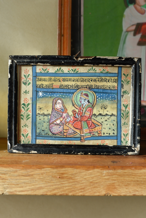 _DSC8234 Vintage schilderijtje Krishna