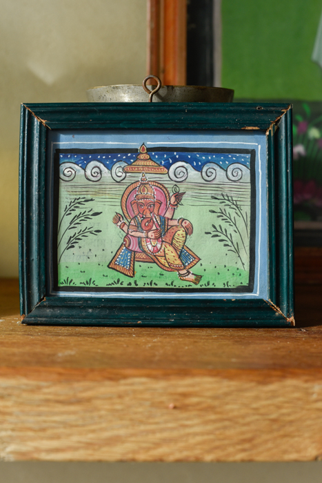 Vintage schilderij Ganesha