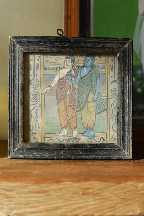 _DSC8256 Vintage schilderijtje Krishna