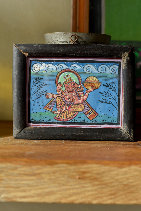 Vintage schilderij Ganesha