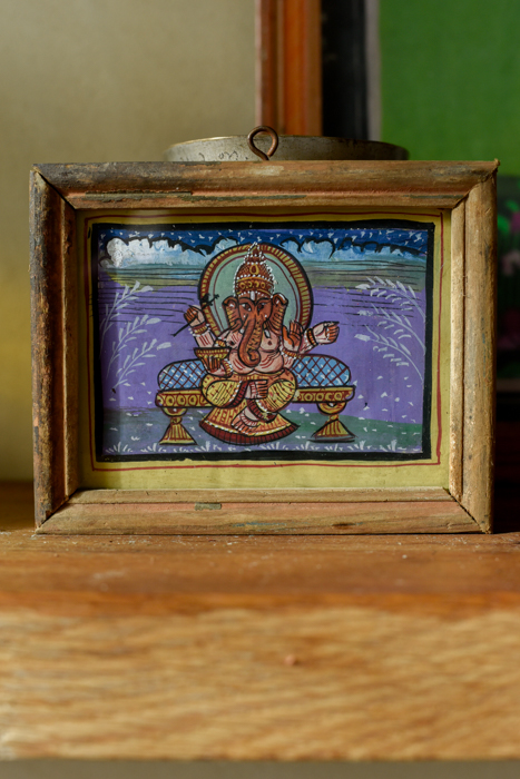 Vintage schilderij Ganesha