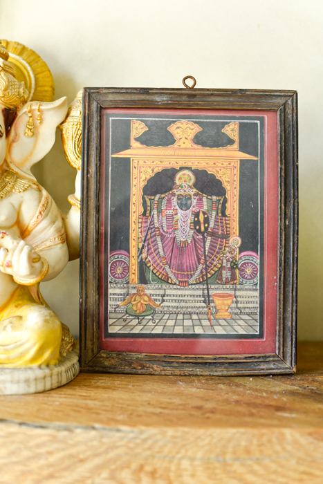 Vintage schilderij Shrinathji