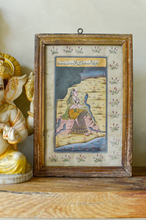 Vintage schilderij Snake