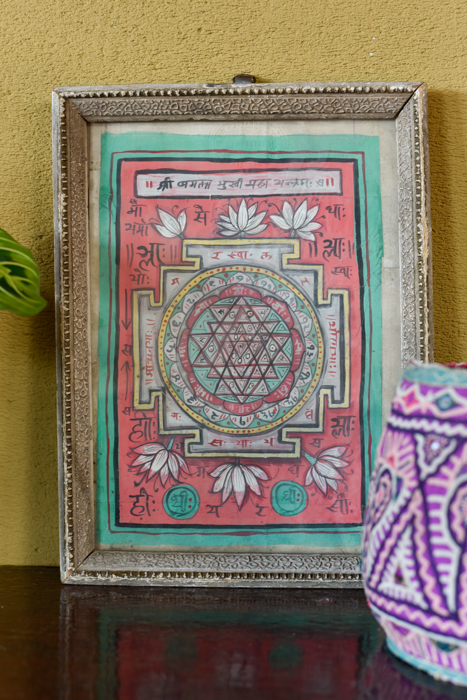 Antiek astrologische schilderij