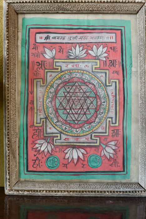 Antiek astrologische schilderij