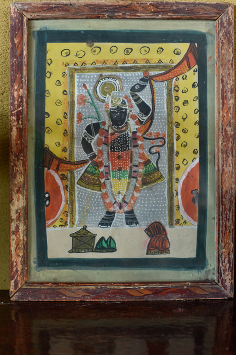 Vintage schilderij Shrinathji