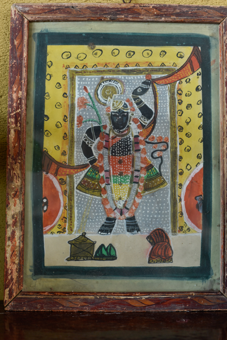 Vintage schilderij Shrinathji